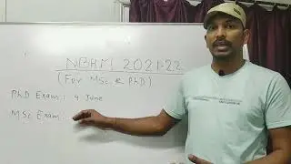 NBHM MSc Scholarship Exam Canceled and NBHM PhD Rescheduled on 18-June-2022 || NBHM Exam Updates.