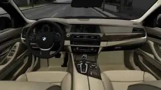 2011 BMW 5-series F10 Sedan Animated Footage