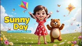 Sunny Day ☀️ | Come and Play With Me! | Weather Song for Kids | Vinny & Binny Bear
