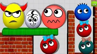 😂 3×3 Gameplay Hide Ball 🆚 Draw To Smash 🆚 Lucky Balls and Gameplay 3333 - 9999 in 4K! part 112
