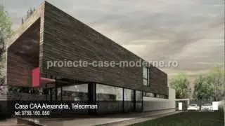 Proiecte case din lemn cu etaj | Proiect casa CAA Alexandria