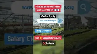 Finland Seasonal Work Visa Open Now #jobs #shorts #jobsearch