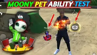 MOONY PET ABILITY TEST || New event in free fire || Moony pet ability full details free fire MAX !!!