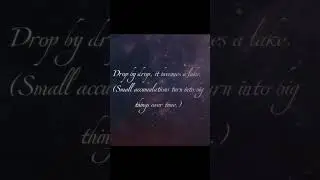 Drop by drop it becomes... Powerful Turkish Proverbs  - Turkish Wisdom  (11.ai)