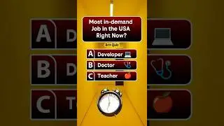 USA job trend quiz 🇺🇸💼 #usajobs #careert quiz #usatrending