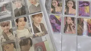 organize my photocard binders w me ; feb 2022 ; asmr