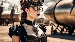 Steampunk World 2170 - AI Short Film (60 fps)