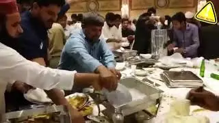 Food Attack at Wedding in Pakistan | Lahore