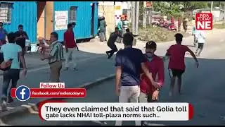 Assam: Protest against toll plaza in Bajali; police resort to lathi charge to disperse crowd