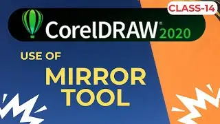 How to use mirror tool in coreldraw | flip object in coreldraw | mirror object | coreldraw tutorial