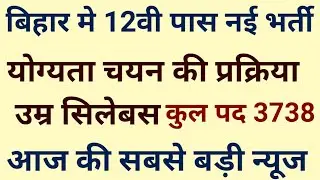 Bihar New Vacancy 2021 | Bihar Data Entry Operator Vacancy 2021 | Bihar New Recruitment 2021