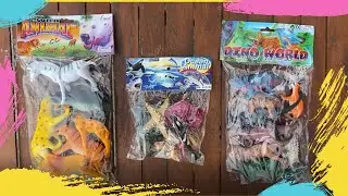 PlayNight Toys | Unboxing mainan | Hewan Darat | Hewan Laut | Dinosaurus.