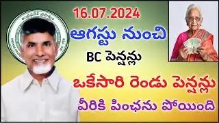 ఆగస్టు BC పెన్షన్ కొందరికి మాత్రమే| NTR barosa pensions| BC pensions|widow pension