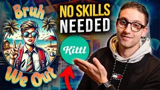 Design Print on Demand T-Shirts Like a Pro With Kittl in 5 Minutes: No Skills Needed!