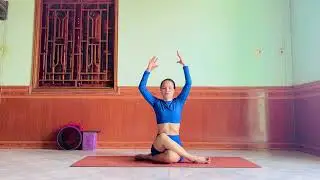 [4K] Short  Leggings Deep Stretching Yoga for Relaxation I Hot Morning Yoga Flow # Yoga#Eun Bin Yoga