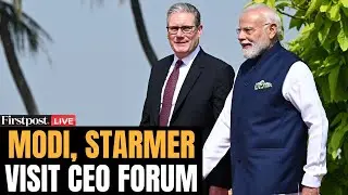Starmer in India LIVE: PM Modi, UK PM Keir Starmer Visit CEO Forum in Mumbai | Modi-Starmer Meeting