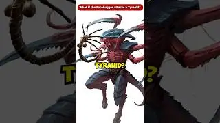 What if the Facehugger Attacks a Tyranid from Warhammer 40K? #Shorts #Viral