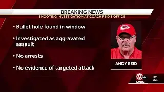 Report: Bullet pierced Andy Reid&rsquo;s office at Chiefs practice facility in 2024