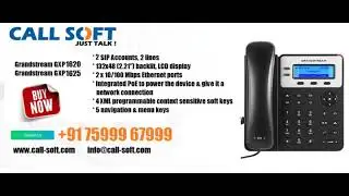 Buy grandstream ip phone & ippbx. 24/7 support. gxp1610,gxp1615,gxp1620,gxp1625,grp2601grp2602,6204.