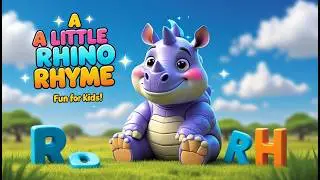 A Little Rhino Rhino 🦏🎶 | Fun Kids Rhyme Cartoon | Baby Songs & Nursery Rhymes