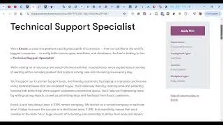 Technical Support Specialist   International   Knack Careers #workfromhome #wfhjobs #jobs #job