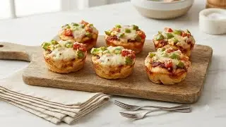 Pizza Muffins Recipe#Cupcake pizza One Bite try more....