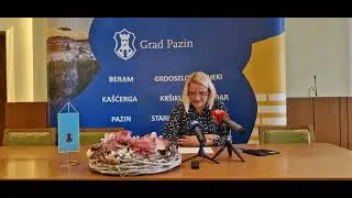 Redovna mjesečna konferencija za medije gradonačelnice Pazina Suzane Jašić