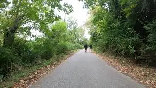 HD Virtual Bike Ride - Washington DC - 10 Miles on C&O Towpath Gravel - Start from Georgetown