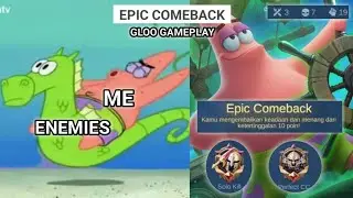 Epic Comeback 🥶 | Gameplay Gloo Roam Superb Tanking | Mobile Legends: Bang Bang Indonesia 🇮🇩