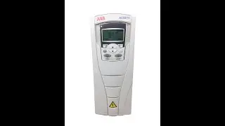 Abb vfd parameters setting lesson 1