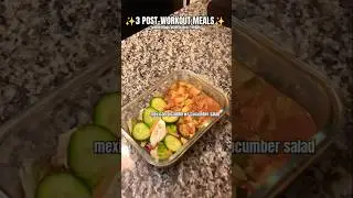 ✨3 POST-WORKOUT MEALS✨ #mealideas #plantbased #vegan #postworkout #vegangains