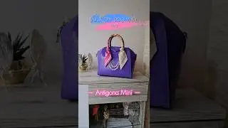 Pack my bag ft. Givenchy Antigona mini purple dahlia 💜 #whatsinmybag #givenchyantigona #givenchybag