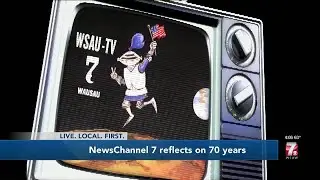 #Celebrating #70 Years of #WSAW #NewsChannel7 #SirSeven #Mascot #Sir7