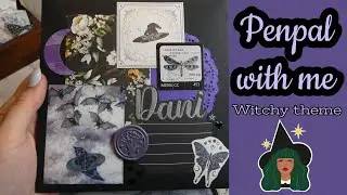 WITCHY THEME | I let my subscibers decide this theme 😍 | PENPAL WITH ME #50