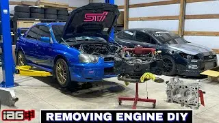 Быстрое руководство по снятию двигателя с вашего STI!