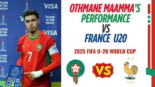 Othmane Maamma vs France U20 (2025 FIFA U-20 World Cup)