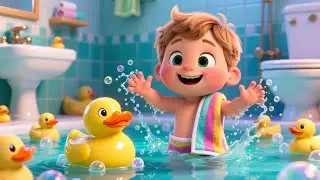 Bath Time Duckies Song | Fun Bath & Hygiene Rhyme for Toddlers 🧼 | nursery rhymes for kids