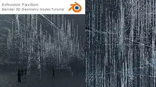 Extrusion Pavilion Blender3D Geometry Nodes Tutorial