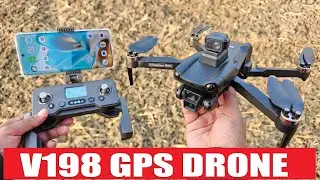 V198 GPS Drone Camera Test &ndash; 4K Footage, Long Range Flight, Full Review & Features 🚁📸