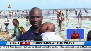 Kenyans flock beaches at the Coast to celebrate christmas