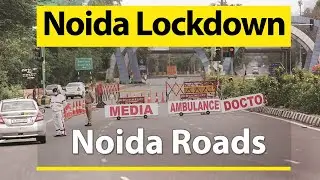 Riding Scooty on Noida Roads During Lockdown 4.0 | Noida Sector 30, 28, 29, 37, 44, 18 Roads