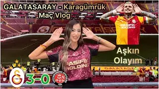 GALATASARAY - Karagümrük Maç Vlog! İCARDİ sahalara döndü stad yıkıldı!