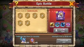 New Epic Battle Cold Conjuress | Castle Clash | Dynamica set up