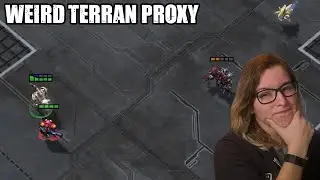 Weird Proxy Rax Against My Protoss