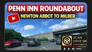 Penn Inn Roundabout, Newton Abbot towards Milber