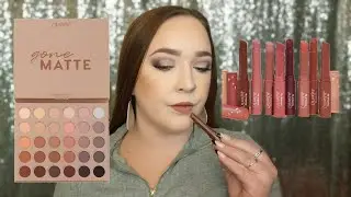New Colourpop Gone Matte Palette & Colourpop Blotted Lip Collection | Lip Swatches & Review