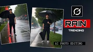Instagram Trending Rain Photo Editing GROK 🔥 || Instagram Cinematic Ai Photo Editing || GROK Ai ||
