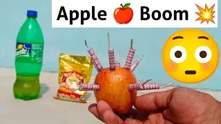 Apple 🍎 💥 Boom 🤯 Crackers Crazy Facts Science Experiment Physics Chemistry || MR.AYAN INDIAN 🇮🇳