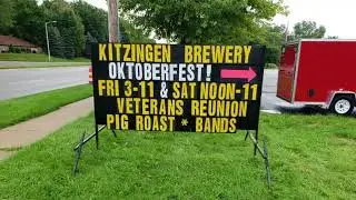 Bright Lettered Black Signs for Oktoberfest- Michigan black signs