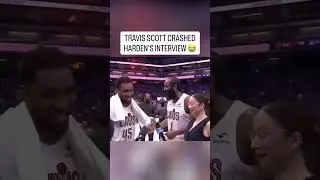 TRAVIS SCOTT RAGING FOR JAMES HARDEN 😂🔥